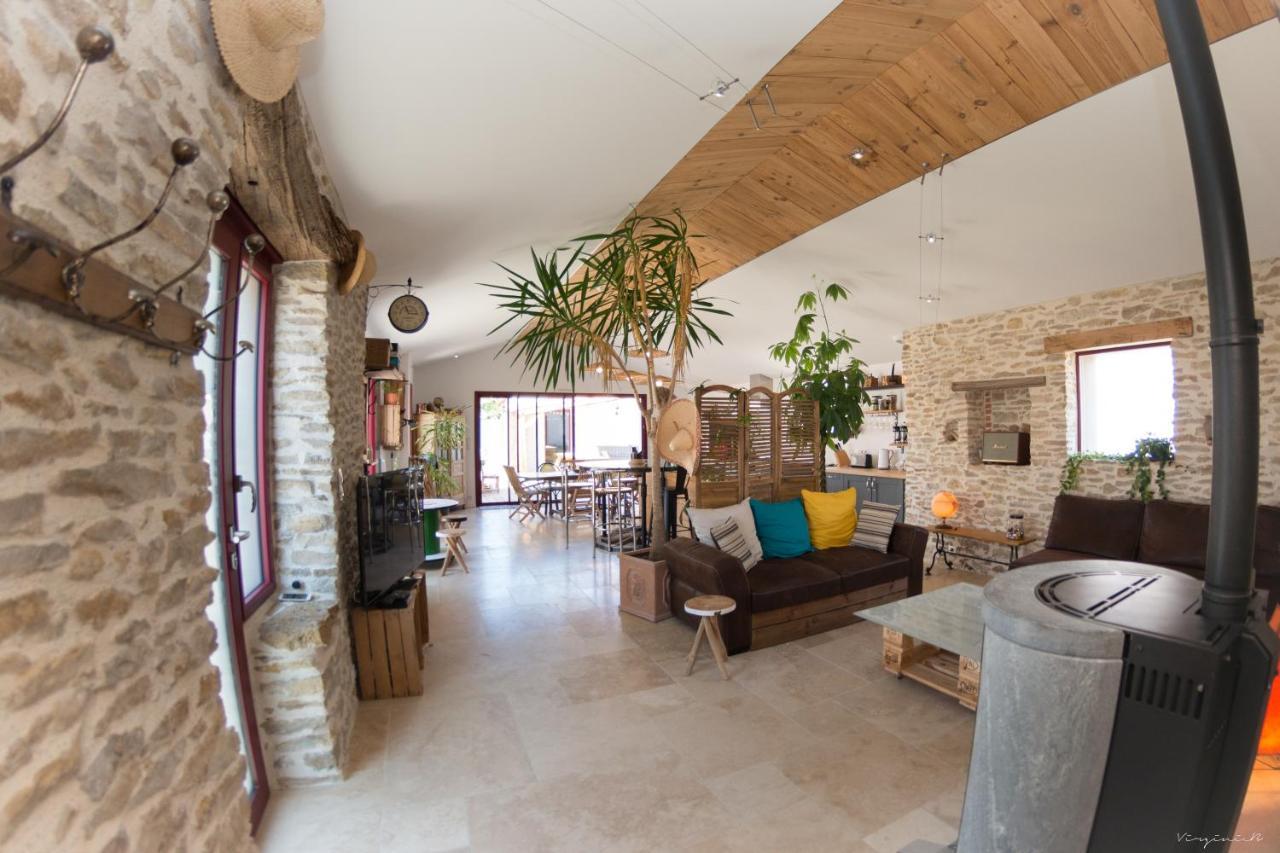 Longere Pierres/Modernite Proche Mer/La Guittiere Talmont-Saint-Hilaire Exterior foto
